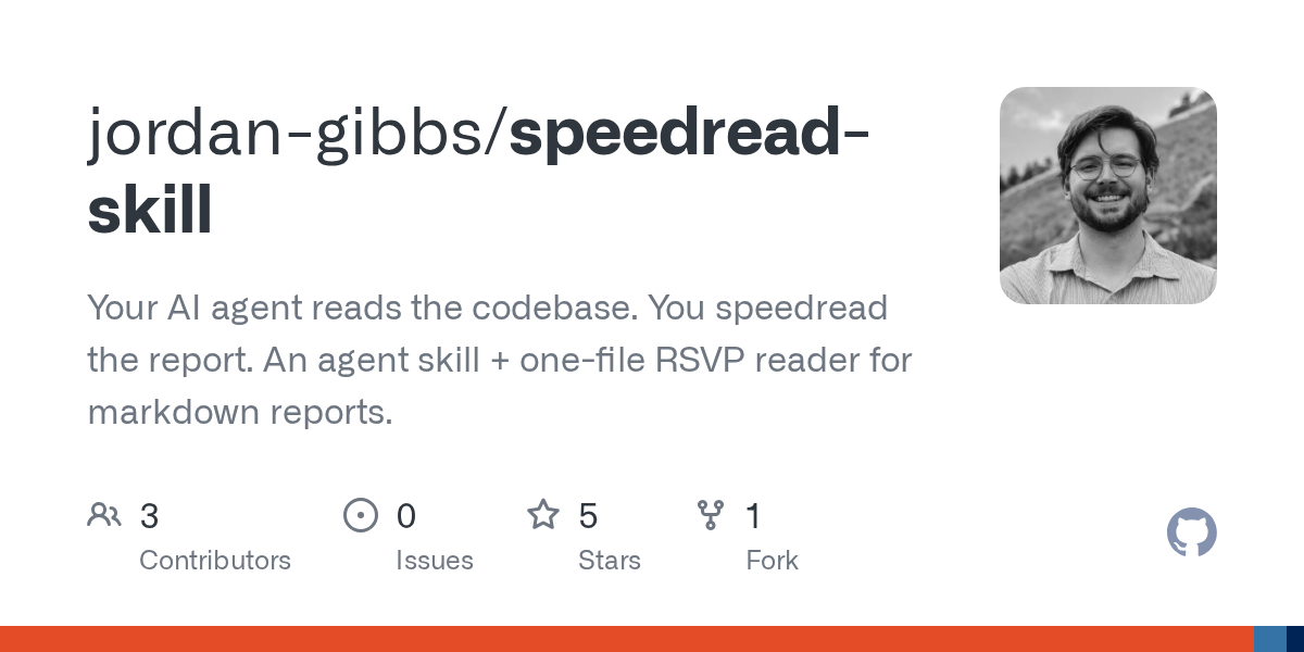 Speedread Skill — AI skill for Claude Code