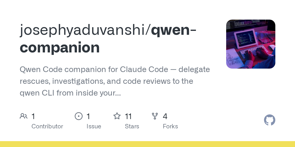 Qwen Companion — Development skill for Claude Code