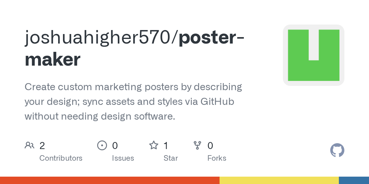 Poster Maker — Design skill for Claude Code