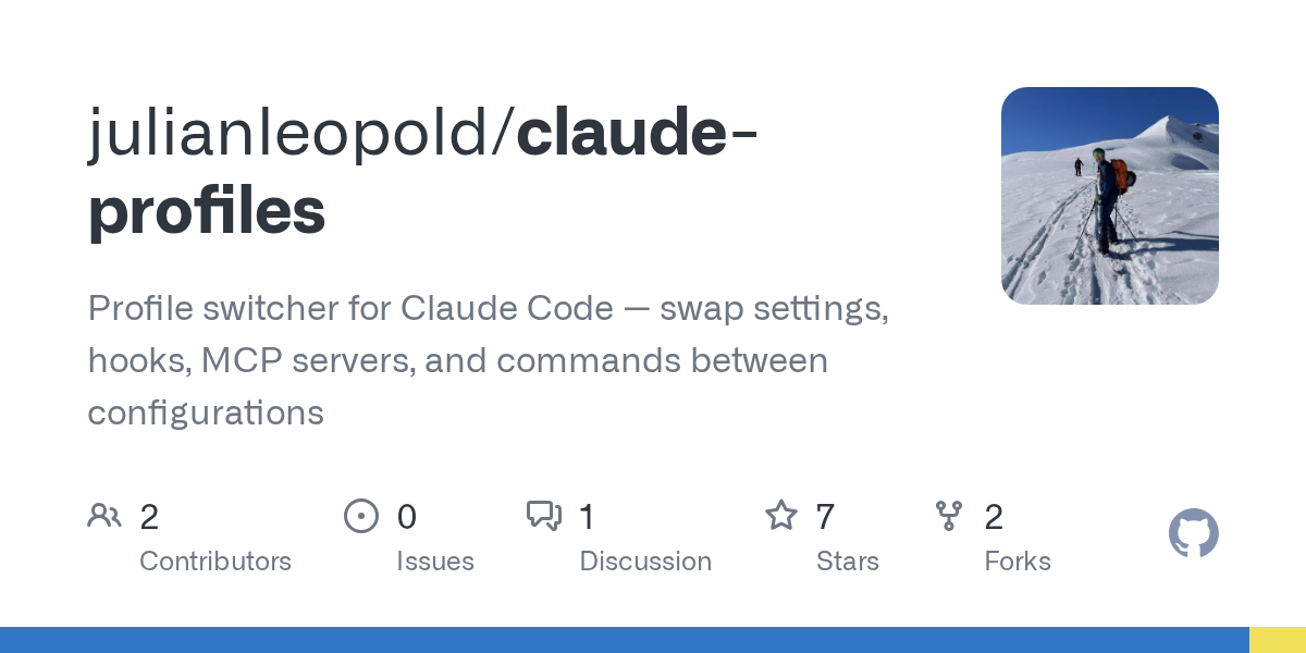 Claude Profiles — Development skill for Claude Code