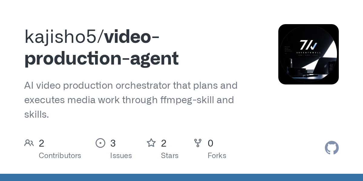 Video Production Agent — AI skill for Claude Code