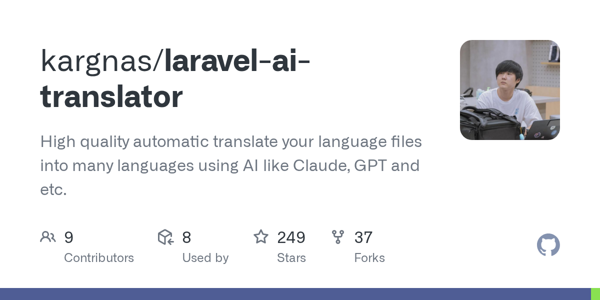 Laravel AI Translator — AI skill for Claude Code