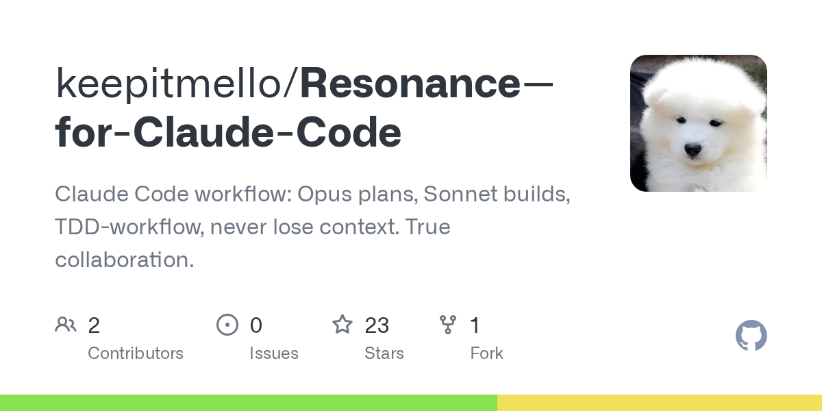 🚀 Resonance™ For Claude Code — Development skill for Claude Code