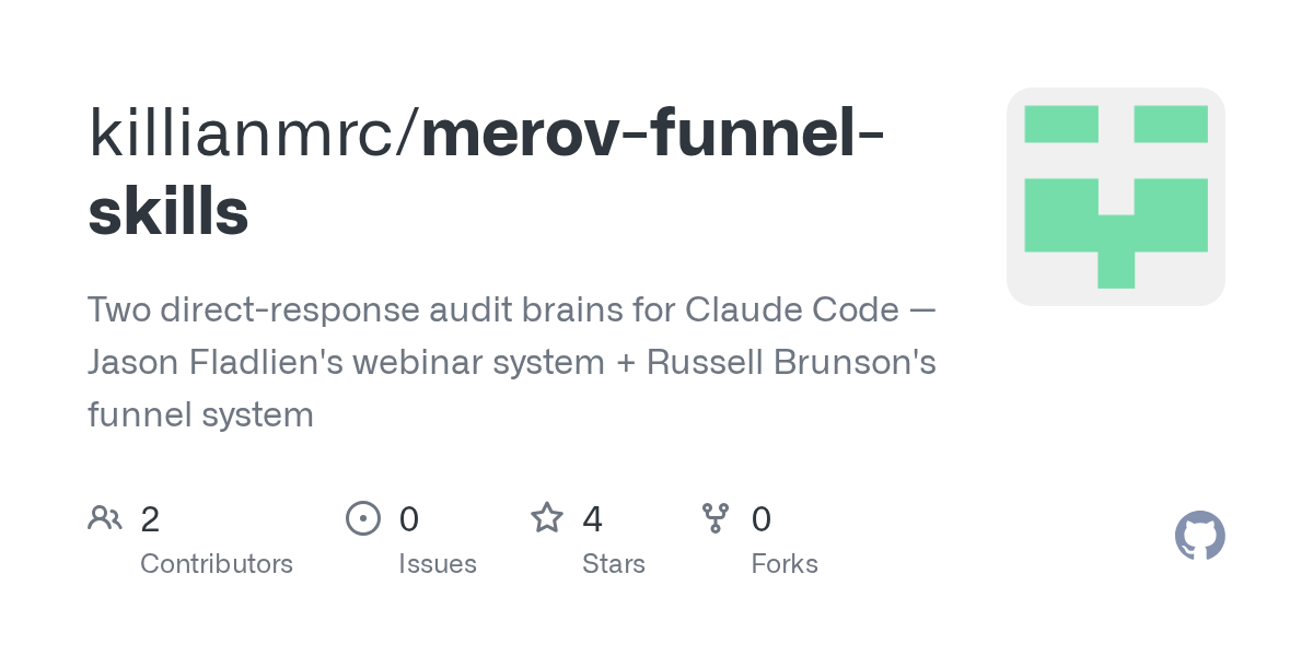 Merov Funnel Skills — Security skill for Claude Code