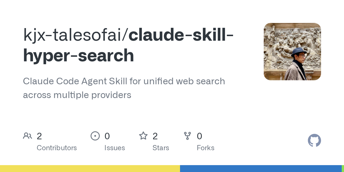 Claude Skill Hyper Search — Development skill for Claude Code