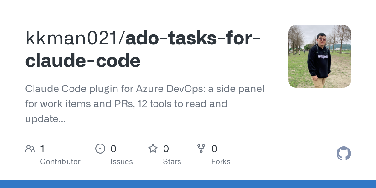 Ado Tasks For Claude Code — DevOps skill for Claude Code