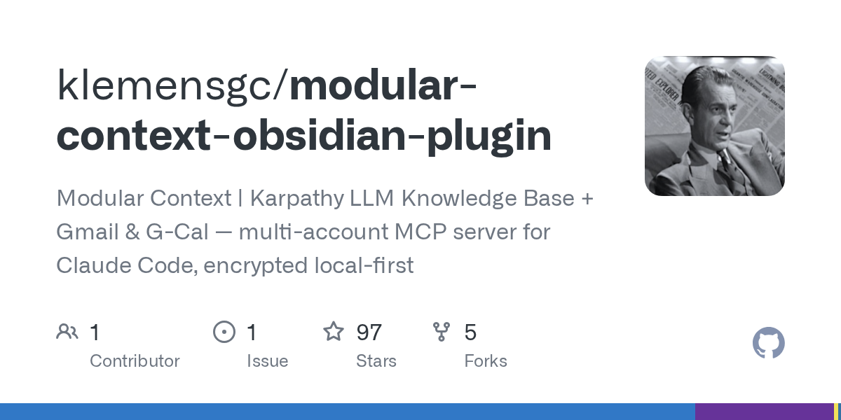 Modular Context Obsidian Plugin — AI skill for Claude Code