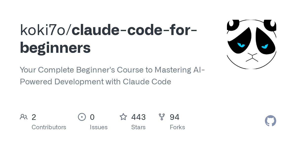 Claude Code For Beginners — AI skill for Claude Code