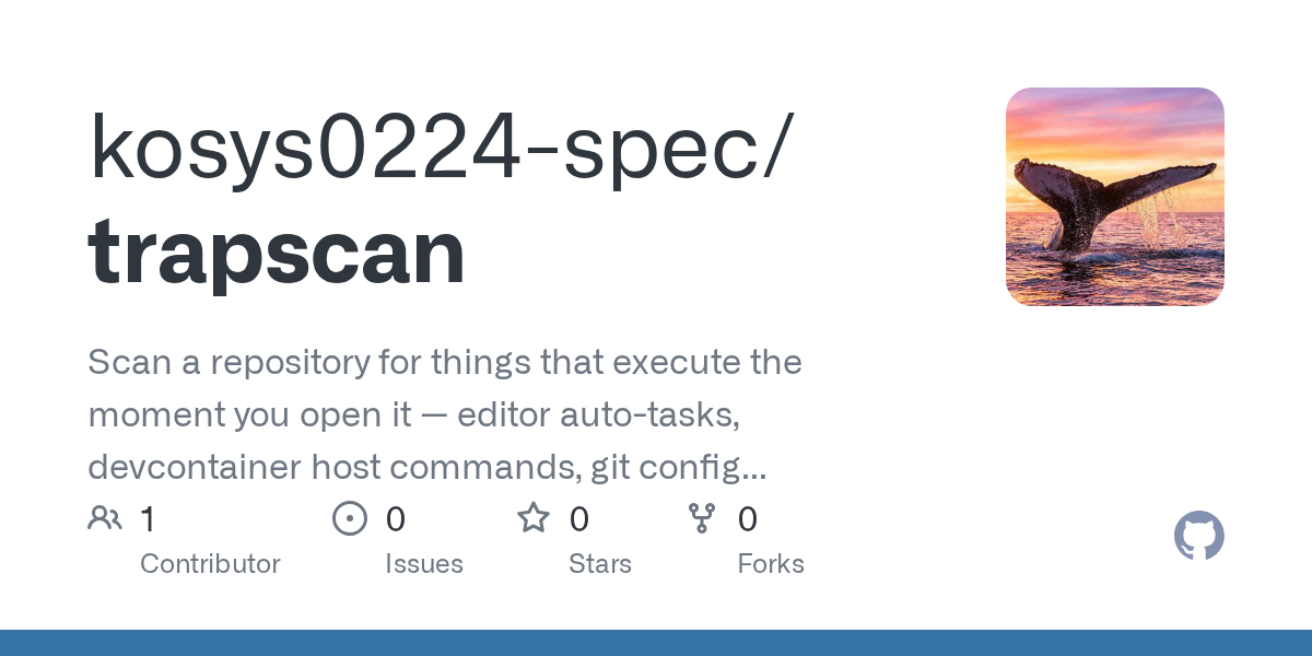 Trapscan — AI skill for Claude Code