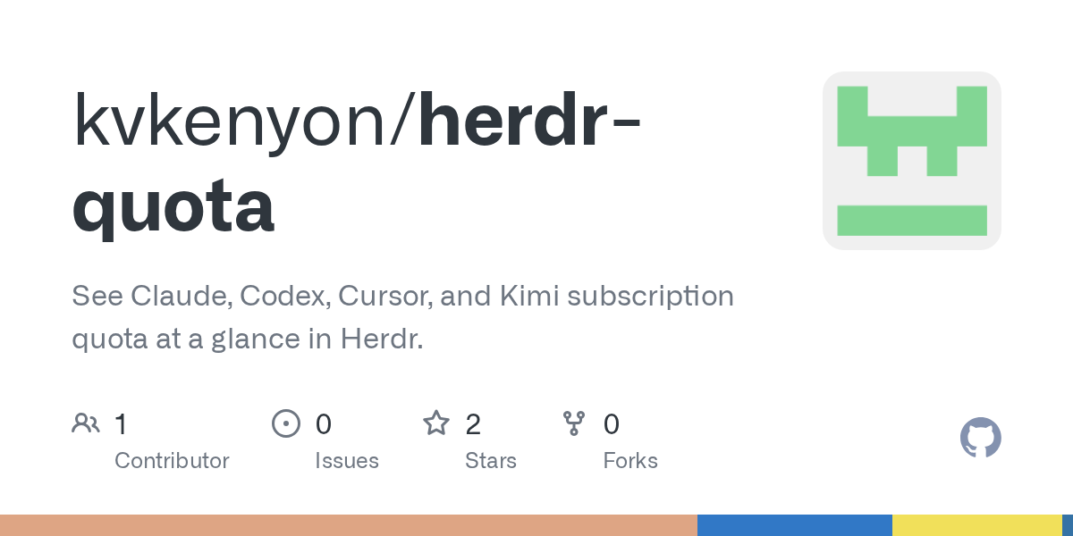Herdr Quota — Development skill for Claude Code