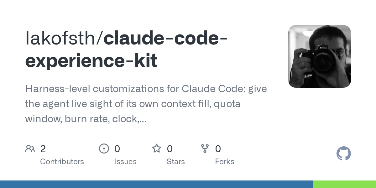 Claude Code Experience Kit — AI skill for Claude Code