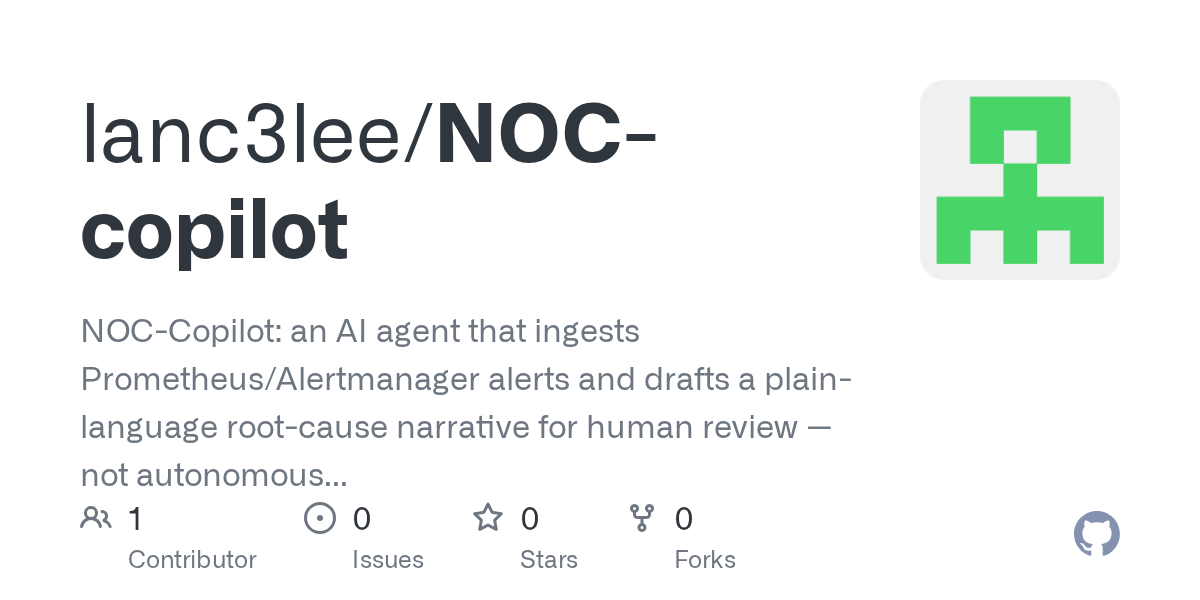 NOC Copilot — AI skill for Claude Code