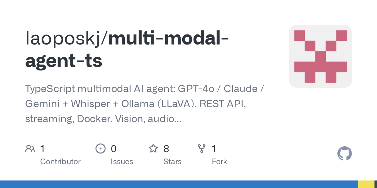 Multi Modal Agent TS — DevOps skill for Claude Code