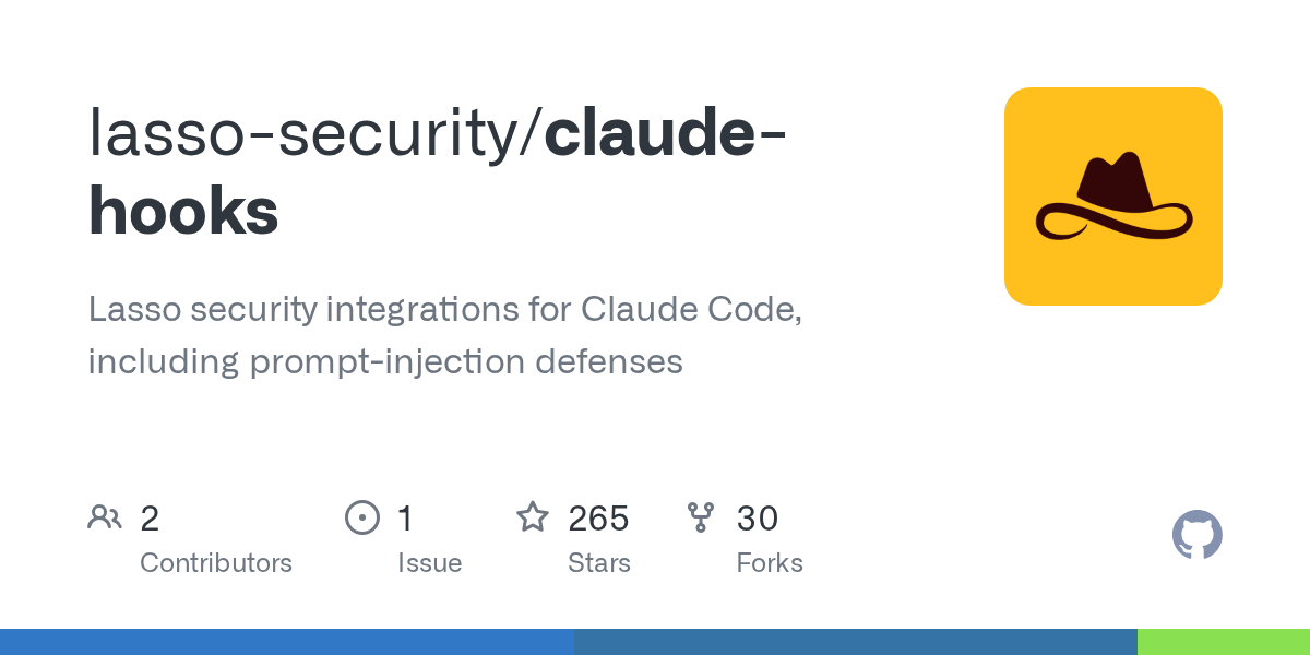 Lasso Claude-hooks — Productivity skill for Claude Code