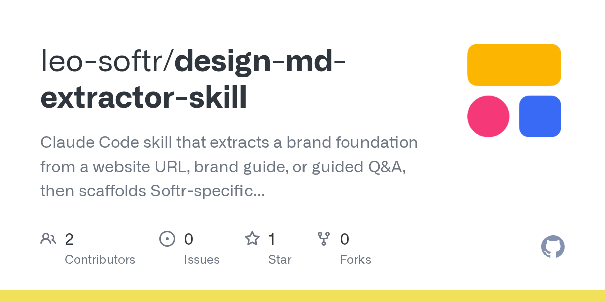 Design Md Extractor Skill — Design skill for Claude Code