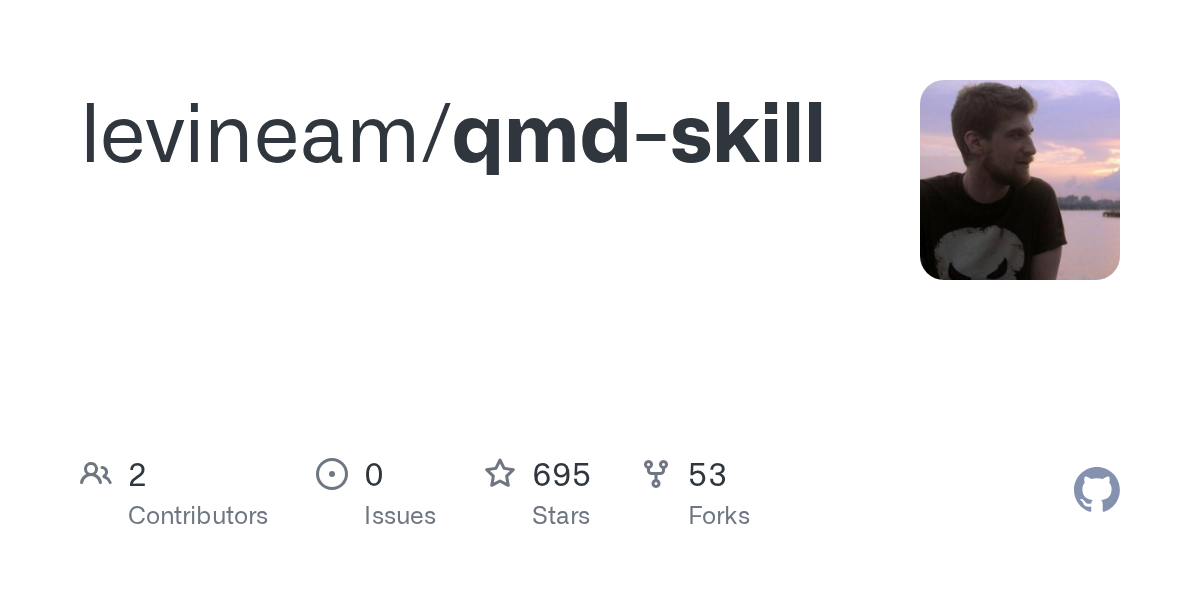 Qmd Skill — Documentation skill for Claude Code