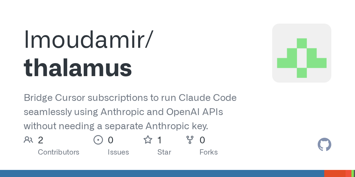 Thalamus — Development skill for Claude Code