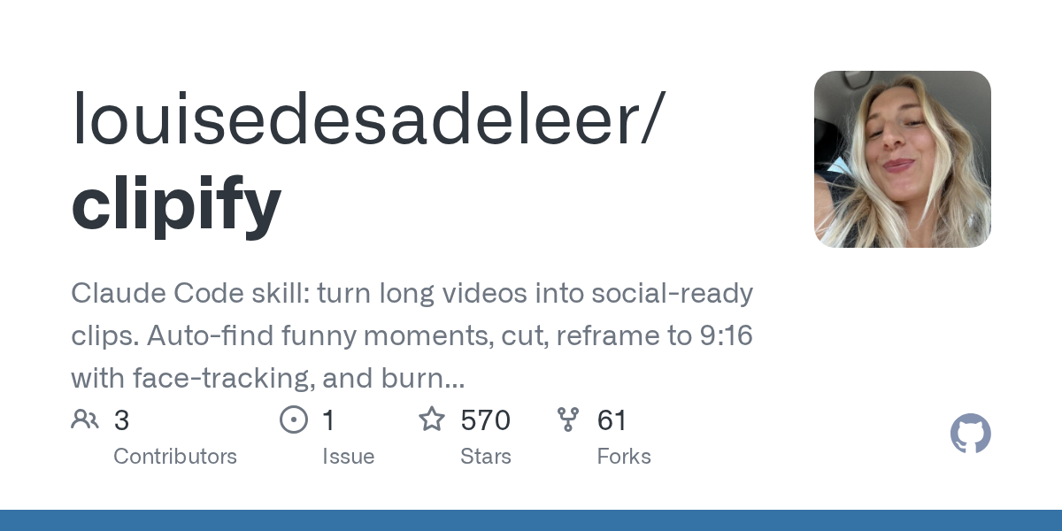 Clipify — Design skill for Claude Code