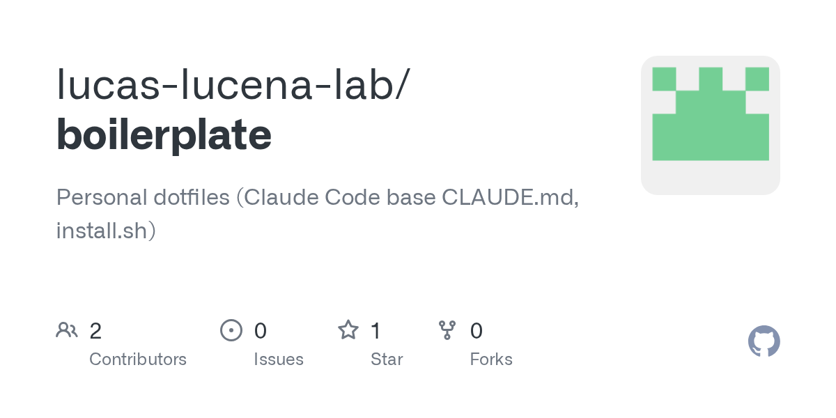 Boilerplate — Development skill for Claude Code