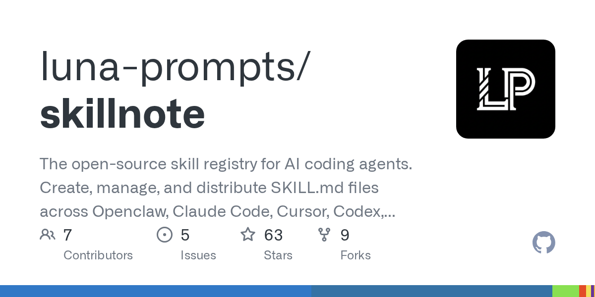 Skillnote — AI skill for Claude Code