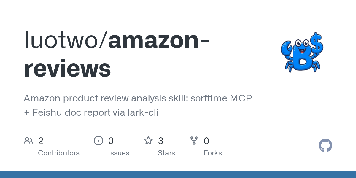 Amazon Reviews — Documentation skill for Claude Code