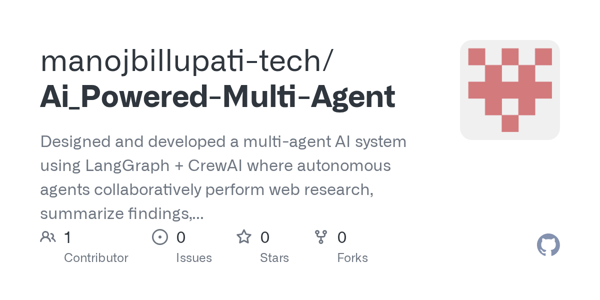 AI Powered Multi Agent — AI skill for Claude Code