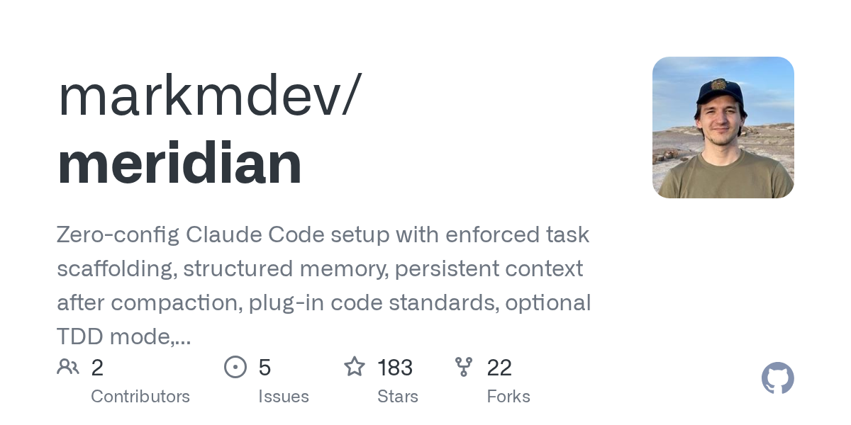 Meridian — Productivity skill for Claude Code