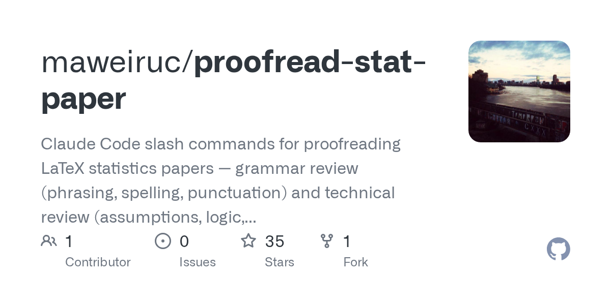 Proofread Grammar — Development skill for Claude Code