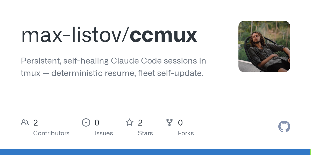 Ccmux — Development skill for Claude Code