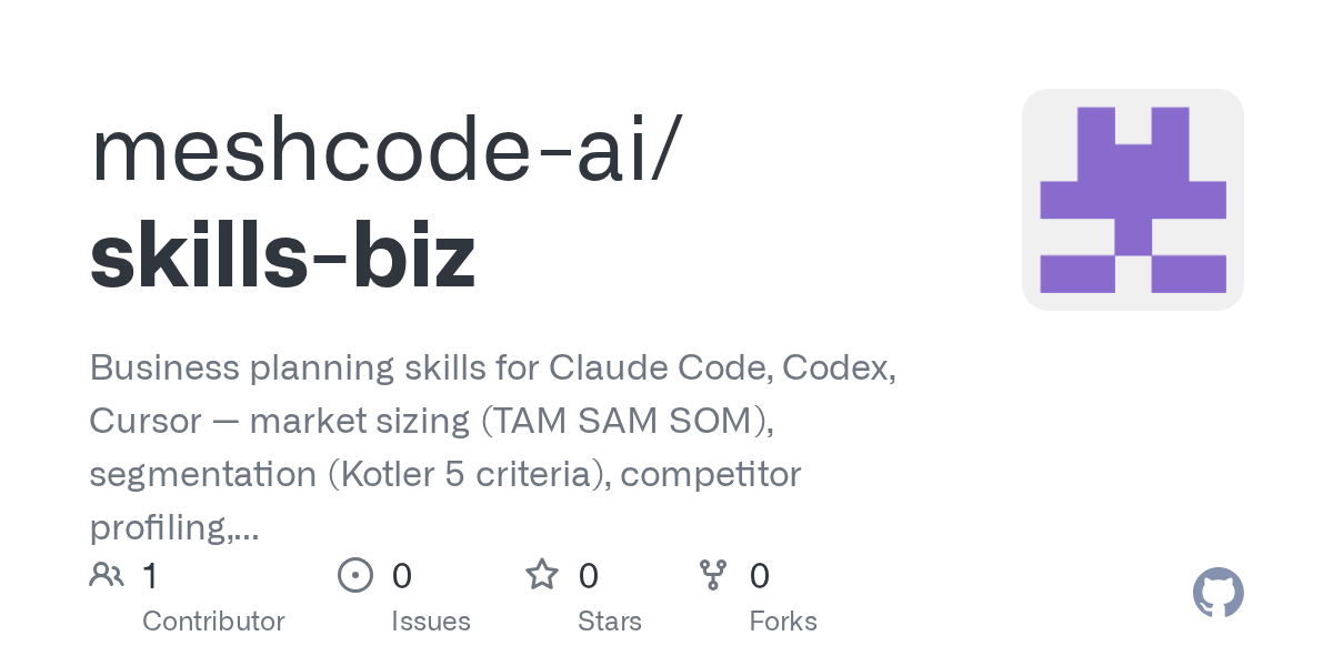 Skills Biz — Design skill for Claude Code