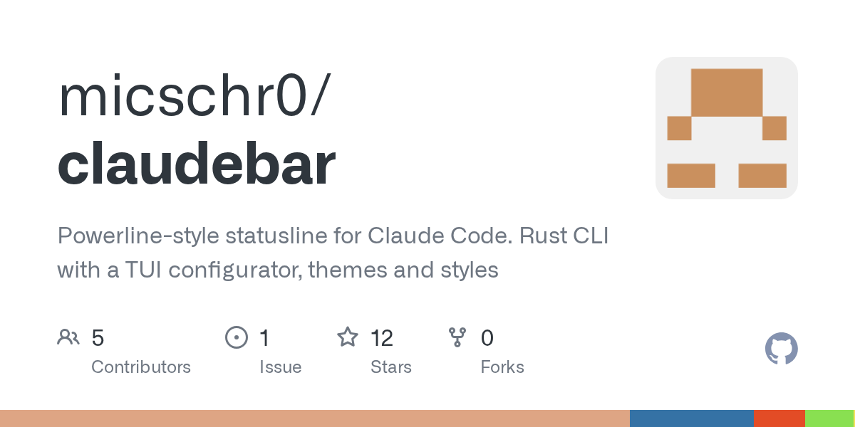 Claudebar — Design skill for Claude Code