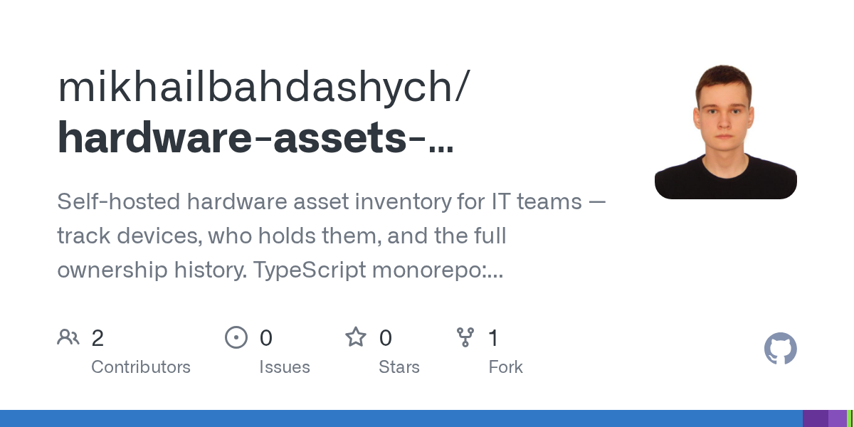 Hardware Assets Inventory Tool — Development skill for Claude Code