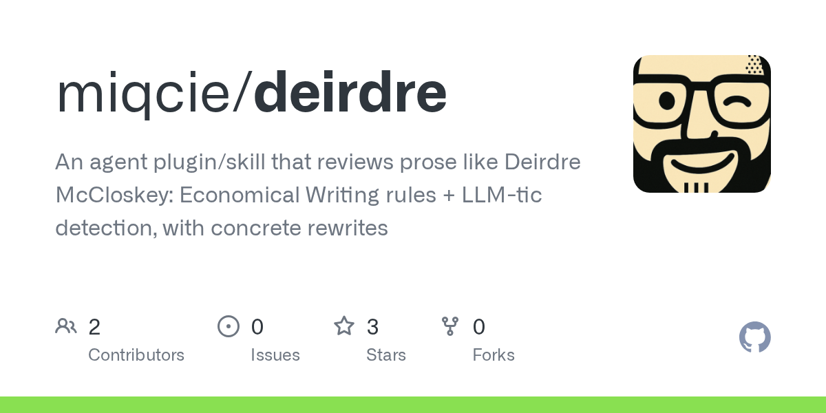 Deirdre Writing Reviewer — Content & Marketing agent for Claude Code