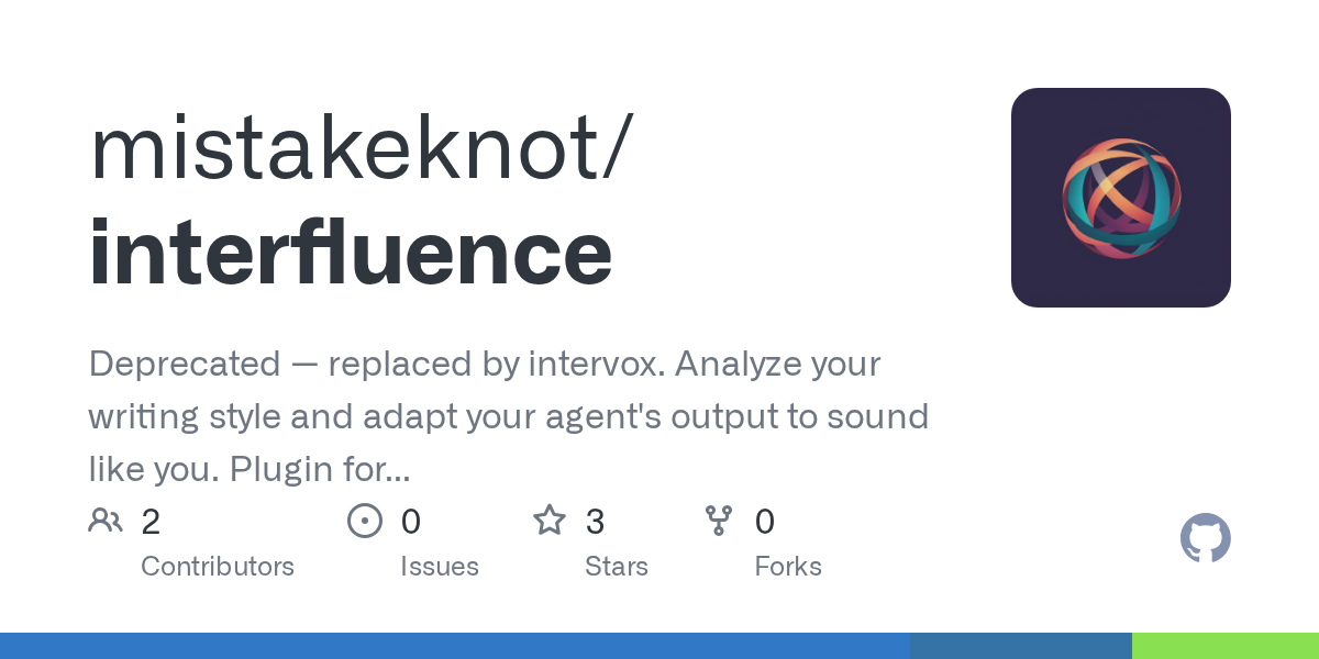Interfluence — Design skill for Claude Code