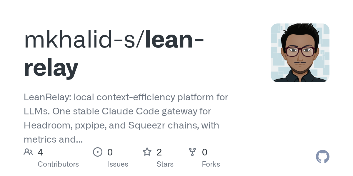Lean Relay — Development skill for Claude Code