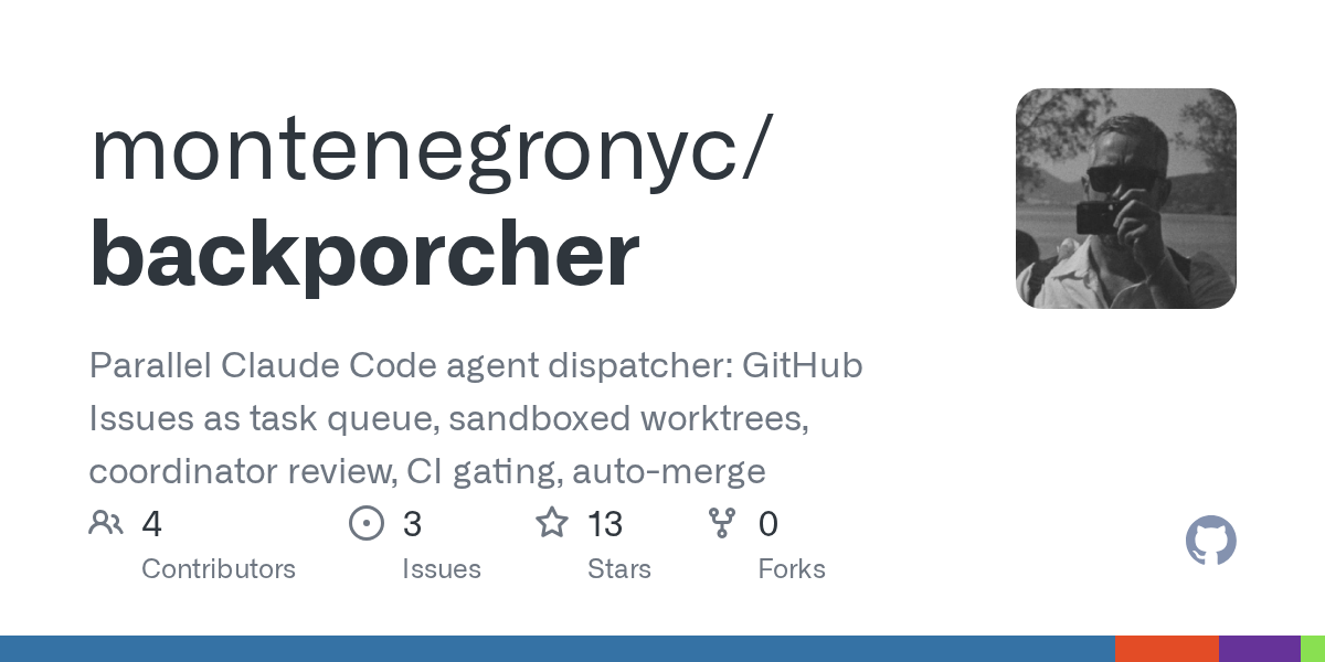 Backporcher — Git skill for Claude Code