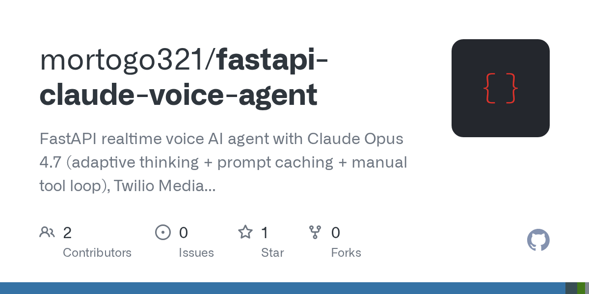 FastAPI Claude Voice Agent — DevOps skill for Claude Code