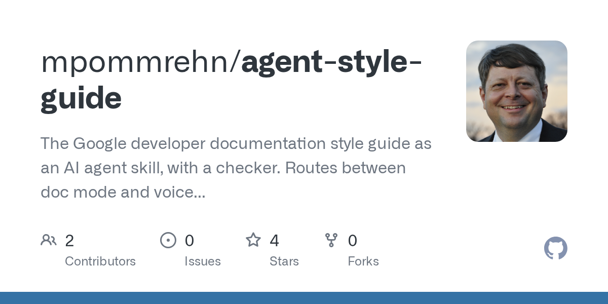 Agent Style Guide — AI skill for Claude Code