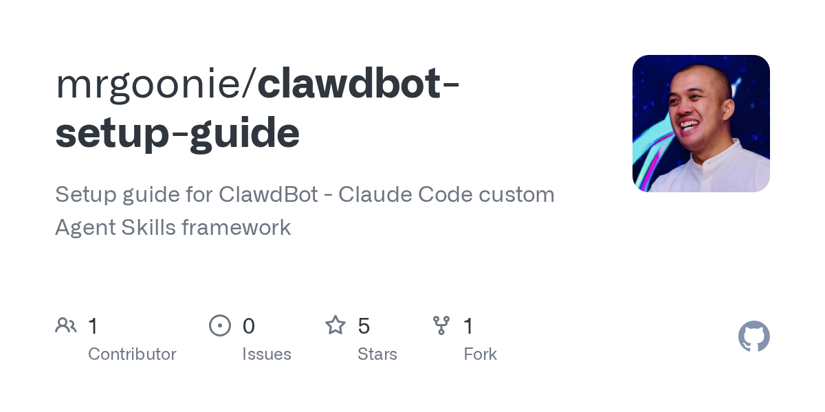 Clawdbot Setup Guide — Development skill for Claude Code