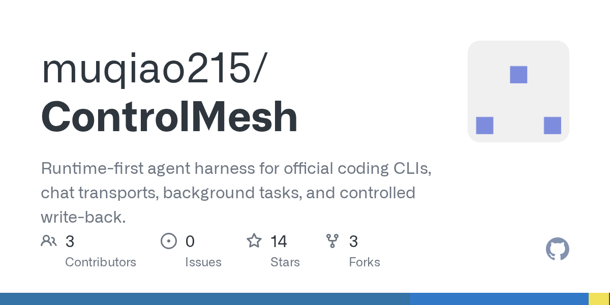 ControlMesh — Communication skill for Claude Code