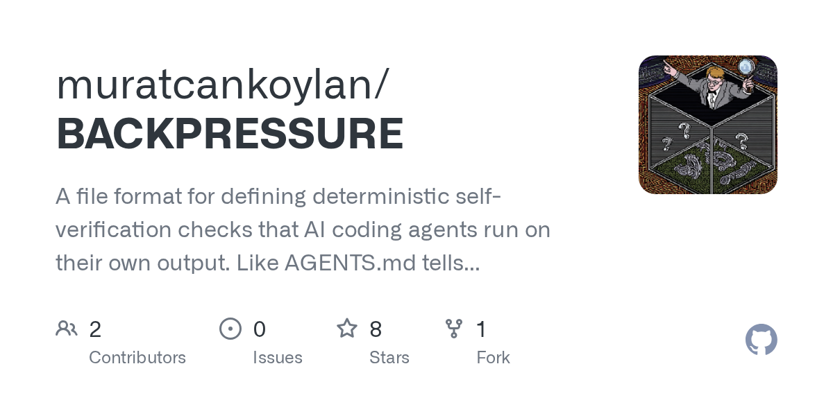 Backpressure — AI skill for Claude Code