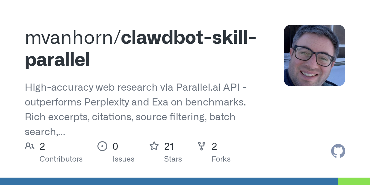 Clawdbot Skill Parallel — AI skill for Claude Code