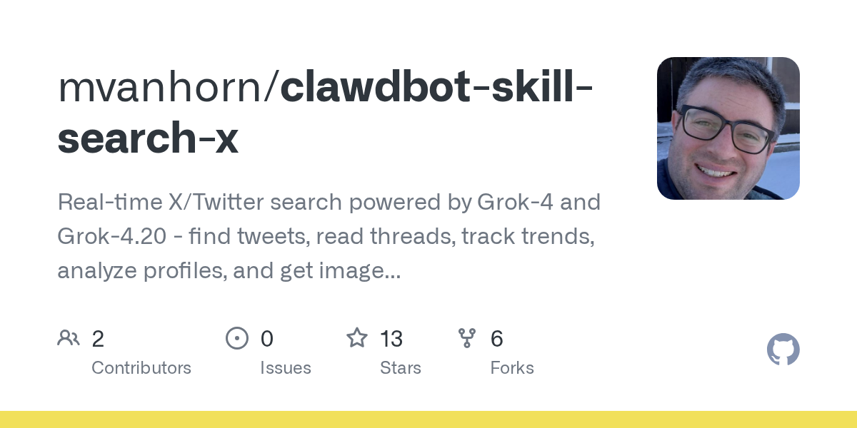 Clawdbot Skill Search X — Communication skill for Claude Code