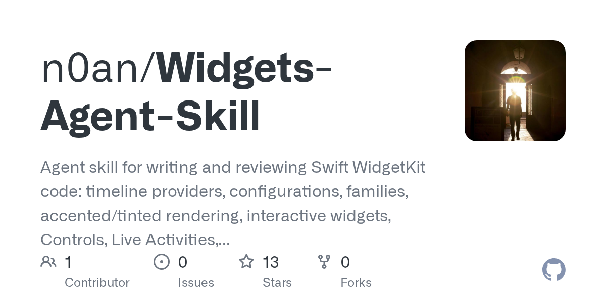 Widgets Agent Skill — Development skill for Claude Code