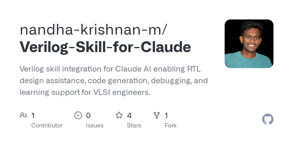 Verilog Skill For Claude — AI skill for Claude Code