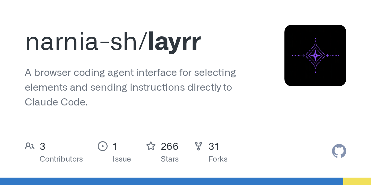 Layrr — Development skill for Claude Code