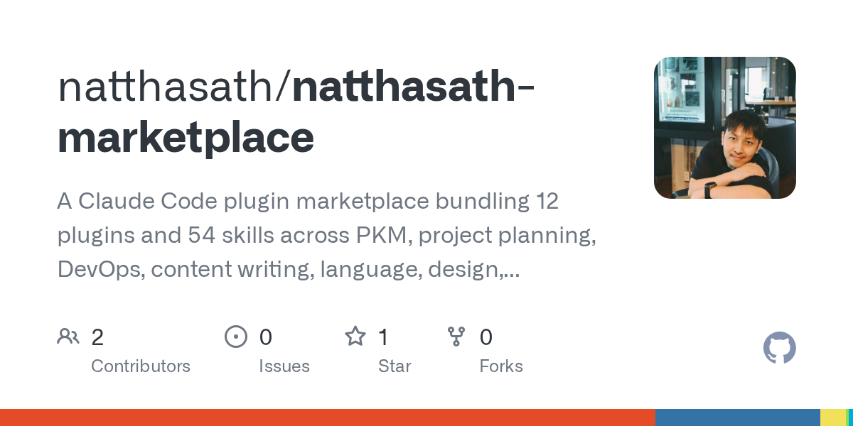 Natthasath Marketplace — DevOps skill for Claude Code
