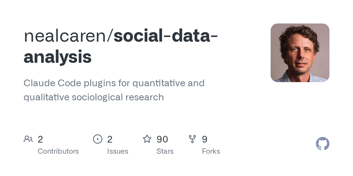 Social Data Analysis — Data skill for Claude Code