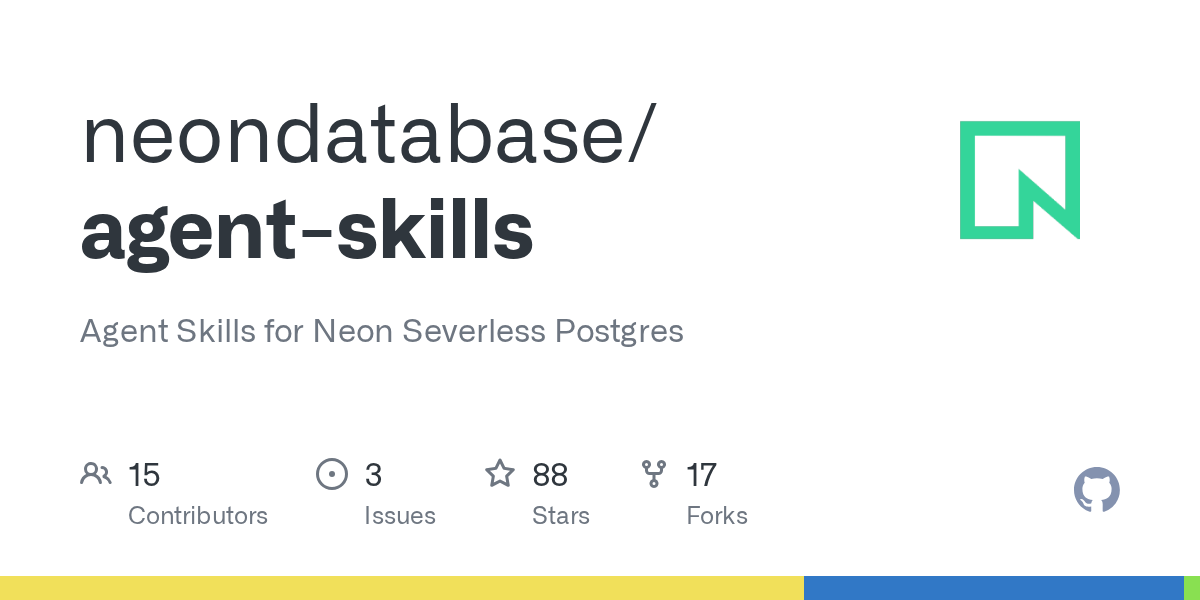 Neon Serverless Postgres — Data skill for Claude Code