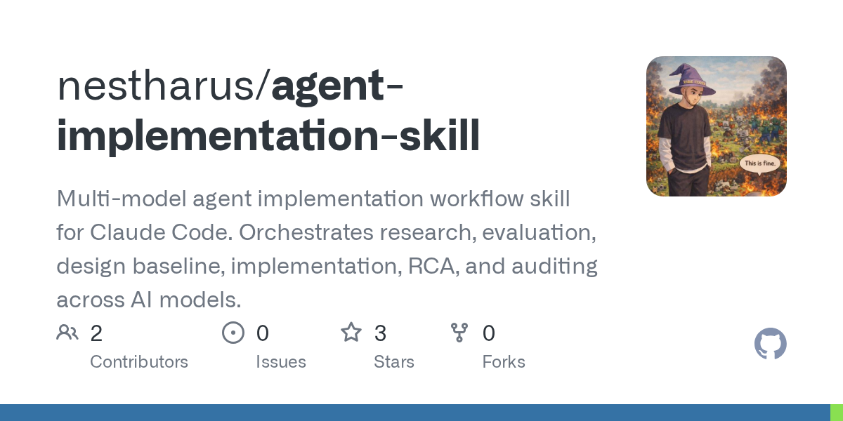 Agent Implementation Skill — AI skill for Claude Code